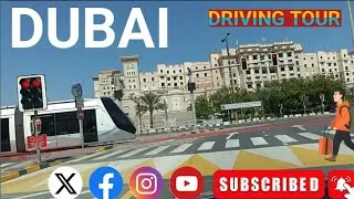 `Driving in Dubai: Jumeirah Lake Towers (JLT) to Burj Al Arab 😍