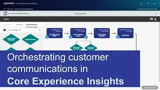 Orchestrating customer communications in Core Experience Insights