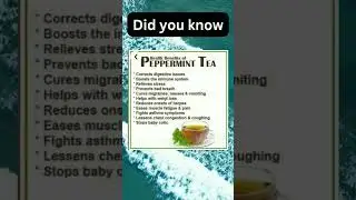 11 Health Benefits of Peppermint Tea #shorts