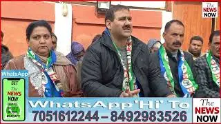 LJP youth leader and National Spokesperson Sanjay Saraf addressing a press conference at Srinagar