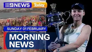 Elena Rybakina's revenge; Paddleout for shark attack victim | 9 News Australia