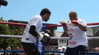 LEE SELBY SHOWS IMPECCABLE TIMING & POWER - PAD WORKOUT / GRADOVICH v SELBY