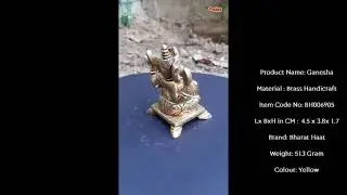 BHARAT HAAT Ganesha Brass Collectible