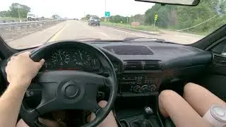Bmw 540 E34 casual POV Driving