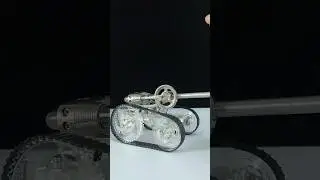 Stirling Engine Tank Toy #steampunk #automobile #retrotoys #gear #fantasy #hobby #toys
