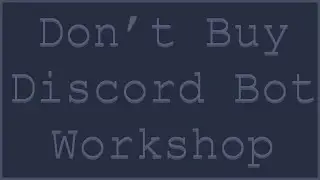 Scam Alert (Discord Bot Workshop)