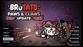 Brotato Paws and claws- 38 -  Ingeniero win - no commentary / sin comentario