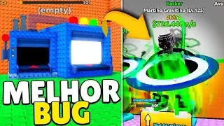 ESSE BUG QUEBROU o TSUNAMI Brainrots 🤯 LEVEL MÁXIMO! +100.000QN/S