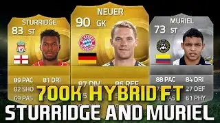 Fifa 15 700k Squad Builder ft Sturridge Muriel and Neuer!