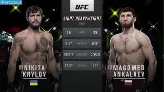 NIKITA KRYLOV vs MAGOMED ANKALAEV jangning to'liq vedio.