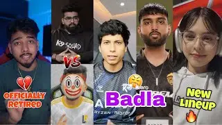 Shocking😔 Scout retired officially😢 Omega reply to hector😖😖 Sensei vs Punkk🤡 Sheek new lineup🔥🔥