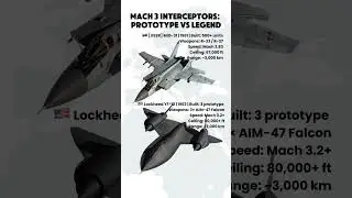 Mach 3 Interceptors: YF-12 vs MiG-31