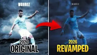 Edit Revamp: Remaking My Old Mahrez Design // Photoshop Sports Graphic Design Poster