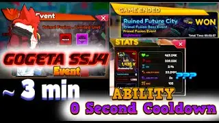 Anime Ranger X | CID 0 SECONDS ABILITY COOLDOWN | GOGETA SSJ4 Event Team In 3min
