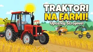 Farma za djecu | Strojevi i radovi na Farmi | Pepi TV Crtani | Vozila - Traktor | Bageri i Kamioni