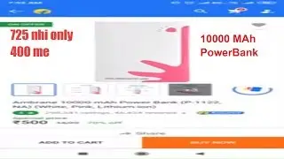 Buy 3, 10000 MAh PowerBank in 1200 only loot||