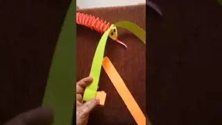 dancing snakes *craft paper* #shorts #youtubeshorts #shortsvideo