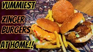 Honey Glazed vs Dynamite Zinger Burger 🍔🔥 | Sweet or Spicy Showdown!