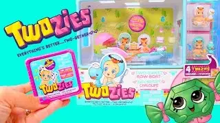 TWOZIES NEW Exclusive Two Sweet Row Boat with Twins! 2 Pack Rare Surprise Blind Bag unboxing