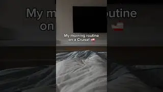 My Morning Routine on a Cruise 🚢 #cruise #morningroutine #grwm #morningvibes #travelvlog