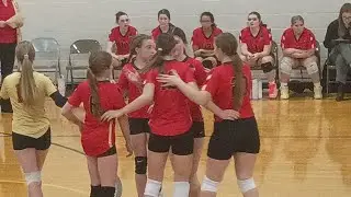 ALAH Knights vs Arcola Riders, 8th grade, Girl's Volleyball 01/15/26 Final Score 25-18