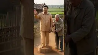 &ldquo;Trump Carves China President 😲 | ترامب ينحت رئيس الصين&rdquo;.DonaldTrumpChinaPresidentWoodCarving