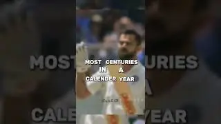 Most Centuries In A Calendar Year🔥|| #cricket #shorts