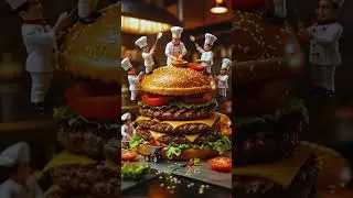 Tiny Workers Cook Comfort Food Magic! 🍲🍔🍰 (So Satisfying!)