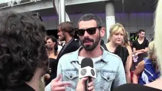 Bluejuice's Jake Stone interviewed on the ARIA Red Carpet 2014