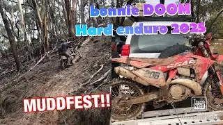MUDDIEST RACE EVER!!! Bonnie Doom hard enduro 2025 - silver - gas gas ec250