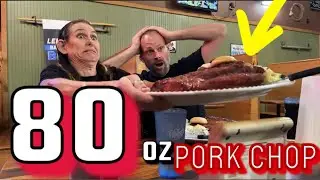 T&rsquo;s Redneck Steskhouse ! 80 OZ PORK CHOP! Molly Schuyler -  MOM VS FOOD - EAT LIKE A GIRL! is live!