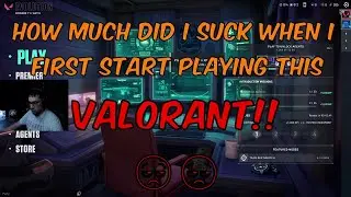 first time playing valorant!! and I sucked!! #valorant