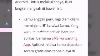 3 CARA SADAP SMS DI HP PASANGAN