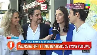Se casó MACARENA FORT: HABLAN LOS NOVIOS, ROCÍO MARENGO, EDUARDO FORT Y FELIPE FORT 👰💍💘