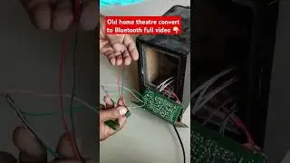 Convert your old home theatre into Bluetooth #hometheater #bluetoothspeaker
