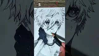 Which one is correct for Seishiro Nagi😌 #bluelock #seishironagi #shorts #drawing