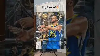My First drawing of Steph Curry V.s. My Newest!