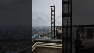 Reaching New Heights &ndash; View from the 40th Floor Roof | Civil Engineering in Action 🏗️✨&rdquo;