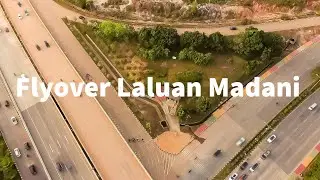 Flyover Laluan Madani Batam Drone View
