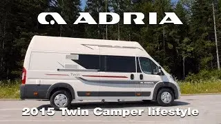 2015 Adria Vans Twin Camper lifestyle video