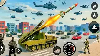🔥 Army Missile Strike Game 2025 🚛 | US Army Rocket Launcher War Simulator 🎯 High Graphics