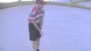 Golf Tip - Plugged Ball in Bunker Demonstration Adrian Cafaro PGA