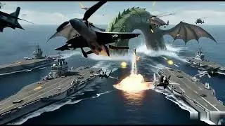 Air Strike War with Sea Monster #airforce #airstrike #war #airforce1 #mosters #monsterwar