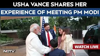 Usha Vance PM Modi Meet | Usha Vance Shares Her Experience Of Meeting PM Modi During India Visit