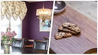 75 Mid-sized Purple Dining Room Design Ideas You'll Love 🪴