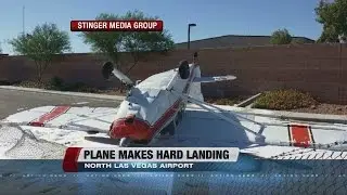 Plane makes hard landing at North Las Vegas Airport