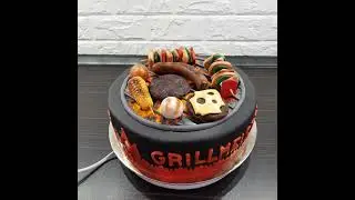 Grill-BBQ- Motivtorte [Schritt f&uuml;r Schritt Anleitung]