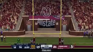 NCAA Notre dame vs Florida State week 1