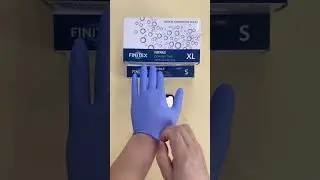 These Are the BEST Nitrile Gloves for Daily Use | FINITEX 3.2 Mil Ice Blue #nitrilegloves #finitex