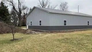 40x60 post frame| Attica Lumber| Beautiful Home setting